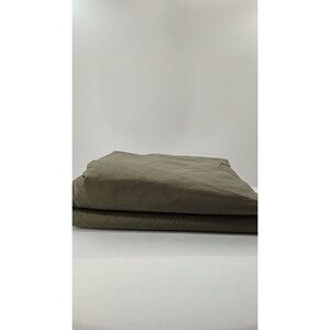 Quince Organic Brushed Cotton Sheet Set Dusty Olive Bedding King